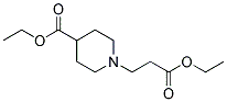 ETHYL 1-(3-ETHOXY-3-OXOPROPYL)PIPERIDINE-4-CARBOXYLATE, TECH 结构式