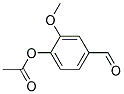 4-Formyl-2-methoxyphenyl acetate, tech 结构式
