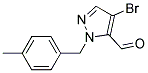 4-Bromo-1-(4-methylbenzyl)-1H-pyrazole-5-carbaldehyde 结构式