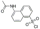 5-Acetylamido-naphthalene-1-sulfonyl chloride 结构式