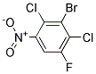 5-氟-2,4-二氯-3-溴硝基苯 结构式