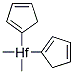 DIMETHYLBIS(CYCLOPENTADIENYL)HAFNIUM(IV) 结构式