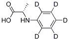 DL-PHENYL-D5-ALANIN 结构式