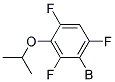 3-Isopropoxy-2 4 6-trifluorophenylboron& 结构式