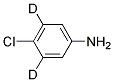 4-CHLOROANILINE-3,5-D2 结构式