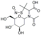 N-(2-DEOXY-A,B-D-GLUCOPYRANOSYL)-S-NITROSO-N-ACETYL-D,L-PENICILLAMINE 结构式