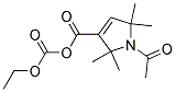 ETHYL 1-ACETYL-2,2,5,5-TETRAMETHYL-3-PYRROLINE-3-CARBONYLOXYFORMATE 结构式