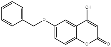 4-HYDROXY-6-BENZYLOXYCOUMARIN 结构式