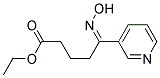 ETHYL 5-HYDROXYIMINO-5-(3-PYRIDYL)-PENTANOATE 结构式