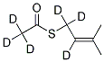 3-METHYL-2-BUTEN-1-YL THIOLACETATE-D6 结构式