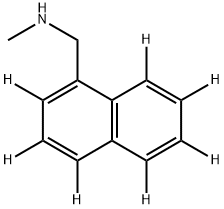 N-(1-NAPHTHYL-D7-METHYL)METHYLAMINE 结构式