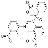 N1-(2-METHYL-3-NITROPHENYL)-N1-{[(2-METHYL-3-NITROPHENYL)IMINO]METHYL}-2-NITROBENZENE-1-SULPHONAMIDE 结构式