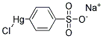4-(Chloromercuri)benzenesulphonic acid, sodium salt 结构式