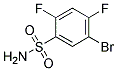 5-BROMO-2,4-DIFLUOROBENZENESULPHONAMID 结构式