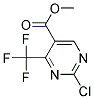 2-氯-4-三氟甲基嘧啶-5-甲酸甲酯 结构式