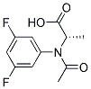 N-ACETYL-3,5-DIFLUOROPHENYL-L-ALANIN 结构式