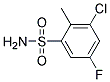 3-CHLORO-5-FLUORO-2-METHYLBENZENESULPHONAMID 结构式