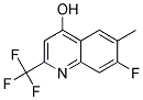 7-FLUORO-4-HYDROXY-6-METHYL-2-(TRIFLUOROMETHYL)QUINOLIN 结构式
