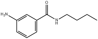 3-氨基-N-丁基苯甲酰胺 结构式