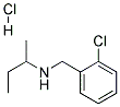 N-(2-CHLOROBENZYL)-2-BUTANAMINE HYDROCHLORIDE 结构式