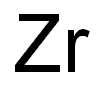 ZIRCONIUM SLUG, 6.35MM (0.25IN) DIA X 6.35MM (0.25IN) LENGTH, 99.5% (METALS BASIS EXCLUDING HF), HF NOMINAL 3% 结构式