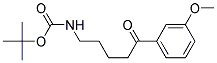 5-(N-BOC-氨基)-3`- 甲氧基苯戊酮 结构式