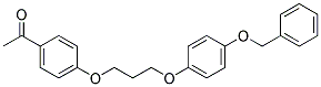 1-(4-(3-[4-(BENZYLOXY)PHENOXY]PROPOXY)PHENYL)-1-ETHANONE 结构式