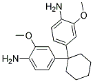 4,4'-cyclohexylidenedi-o-anisidine 结构式