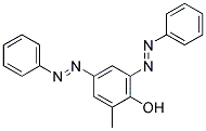 4,6-bis(phenylazo)-o-cresol 结构式