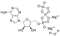 5'-三磷酸腺苷镁盐 水合 结构式