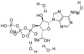 3'-三磷酸腺苷一钡盐 四水 结构式