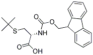 N-芴甲氧羰基-S-叔丁基-L-半胱氨酸 结构式