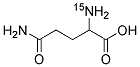 DL-谷氨酰胺-15N 结构式