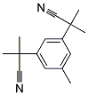 3,5-BIS-(1-CYANO-1-METHYLETHYL)METHYLBENZENE  结构式