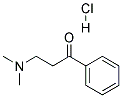 DL-Dimethylaminopropiophenone hydrochloride  结构式