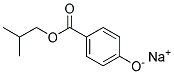 4-Hydroxybenzoic acid isobutyl ester sodium salt  结构式
