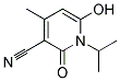 N-Isopropyl-3-Cyano-6-Hydroxy-4-Methyl-2-Pyridone 结构式