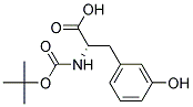 Boc-D-3-Hydroxyphenylalanine 结构式