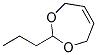 2-N-Propyl-4,7-Dihydro-1,3-Dioxepin 结构式