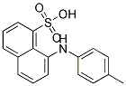 8-(4-Methylanilino)-1-Naphthalenesulfonic Acid 结构式