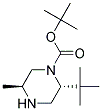 (2R,5S)-1-Boc-2-Tert-Butyl-5-Methyl-Piperazine 结构式