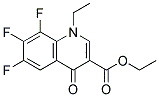 Ethyl 6,7,8-Trifluoro-N-Ethyl-1,4-Dihydro- 4-Oxo-3-Quinolinecarboxylate 结构式