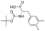 Boc-D-3,4-Dimethylphenylalanine 结构式