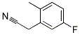 5-Fluoro-2-Methylbenzyl Cyanide 结构式