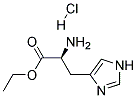 L-组氨酸乙酯盐酸盐 结构式