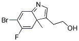 4-Bromo-5-fluoro-7-methyltryptophol 结构式
