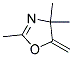 4,4-dimethyl-2-methyl-5-methylene-4,5-dihydro-xoazole 结构式