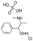 Ephedrine HCl / sulphat 结构式