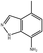 4-甲基-7-氨基吲唑 结构式