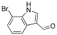 7-Bromo-3-formyl-1H-indole 结构式